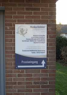 Praxisschild